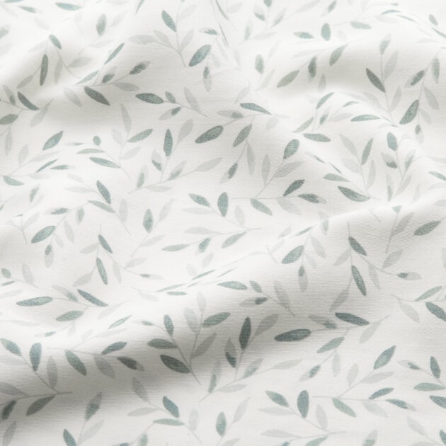 Bedding, Junior, 100x140 - GOTS  Green Leaves - Image 3