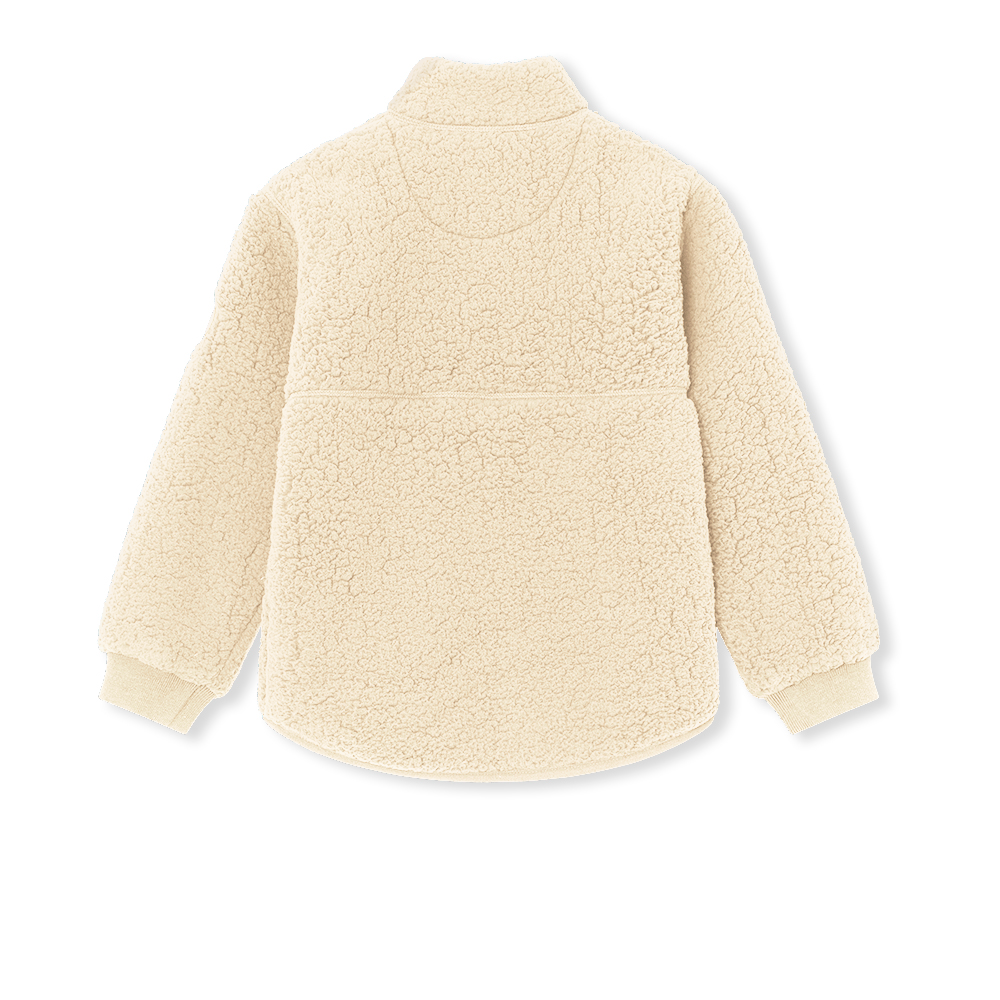 Saleh teddyfleece jacket Angora Cream - Image 3