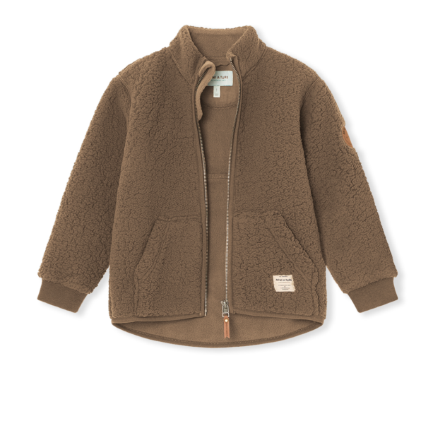 Saleh teddyfleece jacket Morel Grey 8y/128 - Image 2