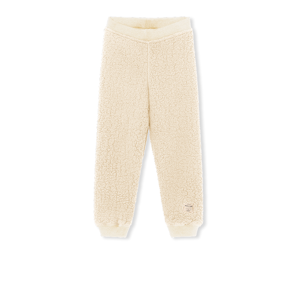 Valur reversible teddyfleece pants Angora Cream