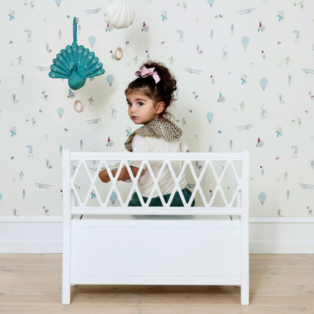 Harlequin Kids Storage Bench - FSC Mix - White - Image 2