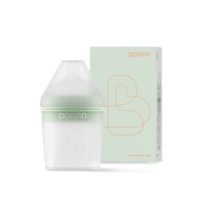 Green Silicone BPA Free, Non Toxic Feeding Bottle | 240ml