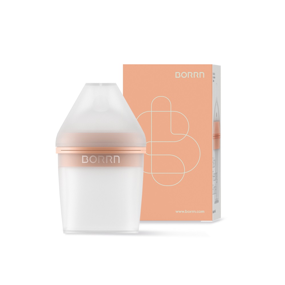 Orange Silicone BPA Free, Non Toxic Feeding Bottle | 150ml
