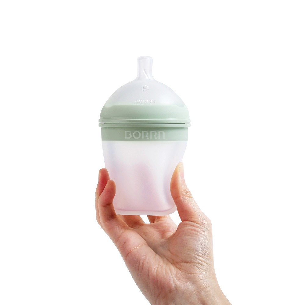 Green Silicone BPA Free, Non Toxic Feeding Bottle | 150ml - Image 2