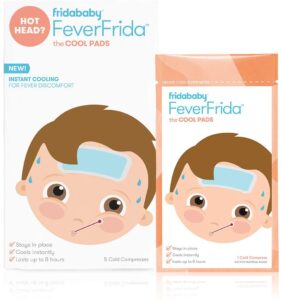 FridaBaby - Cool Pads for Kids Fever Discomfort, 5 Count