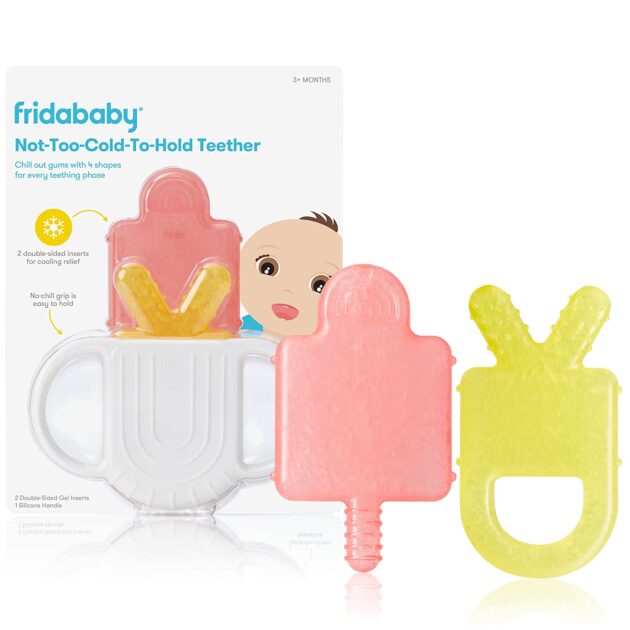 Fridababy Not-Too-Cold-to-Hold Teether BPA-Free Silicone Teether