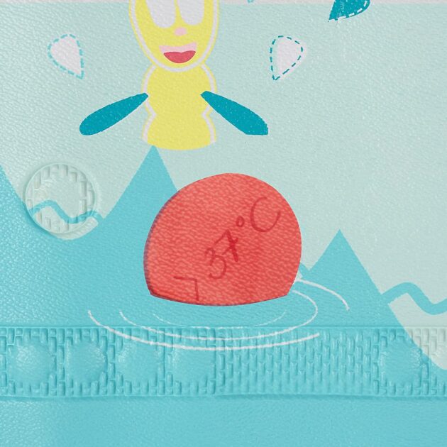 Bath mat with T° indicator mountain - Image 3