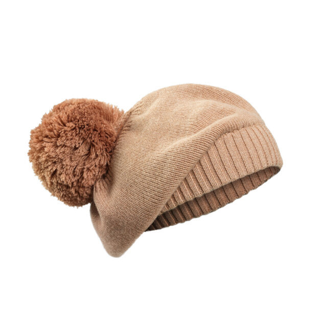 Knitted Beret Blushing Pink 3-10years