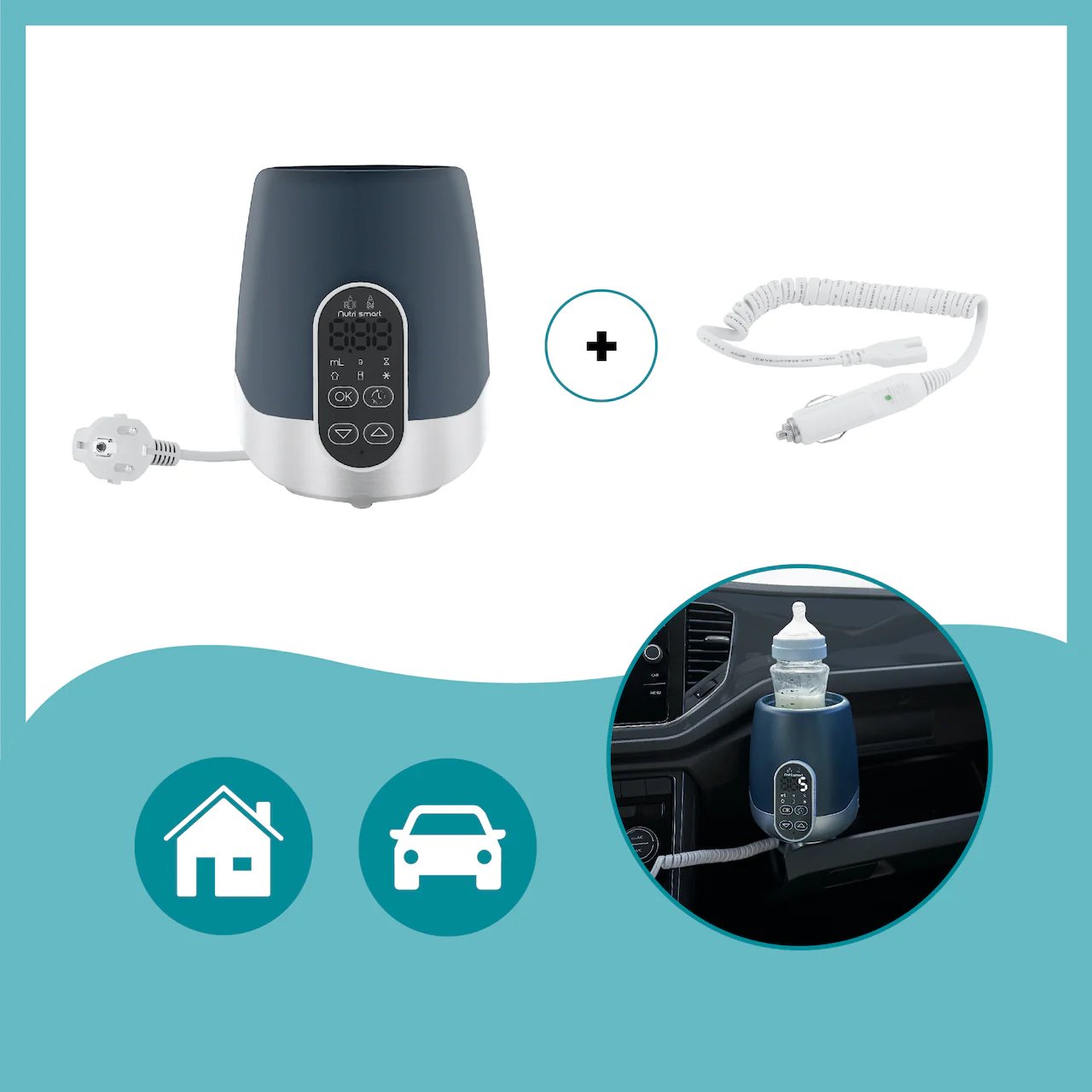 Babymoov Bottle Warmer -  Nutri smart (CAR & HOUSE) - Image 3