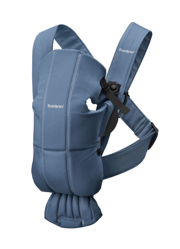 Baby Carrier Mini - Cotton  (Vintage Indigo)