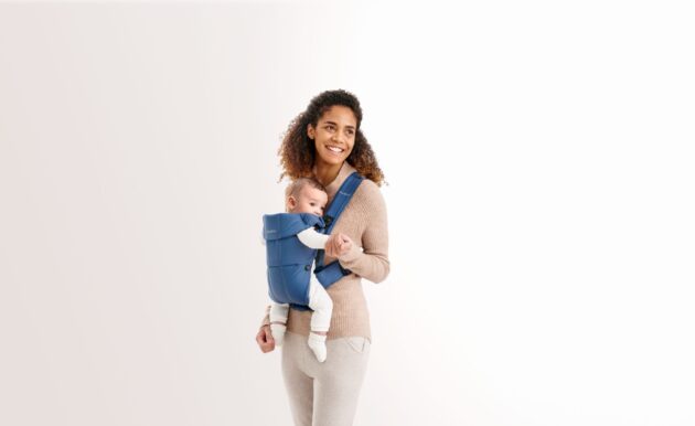 Baby Carrier Mini - Cotton  (Vintage Indigo) - Image 2