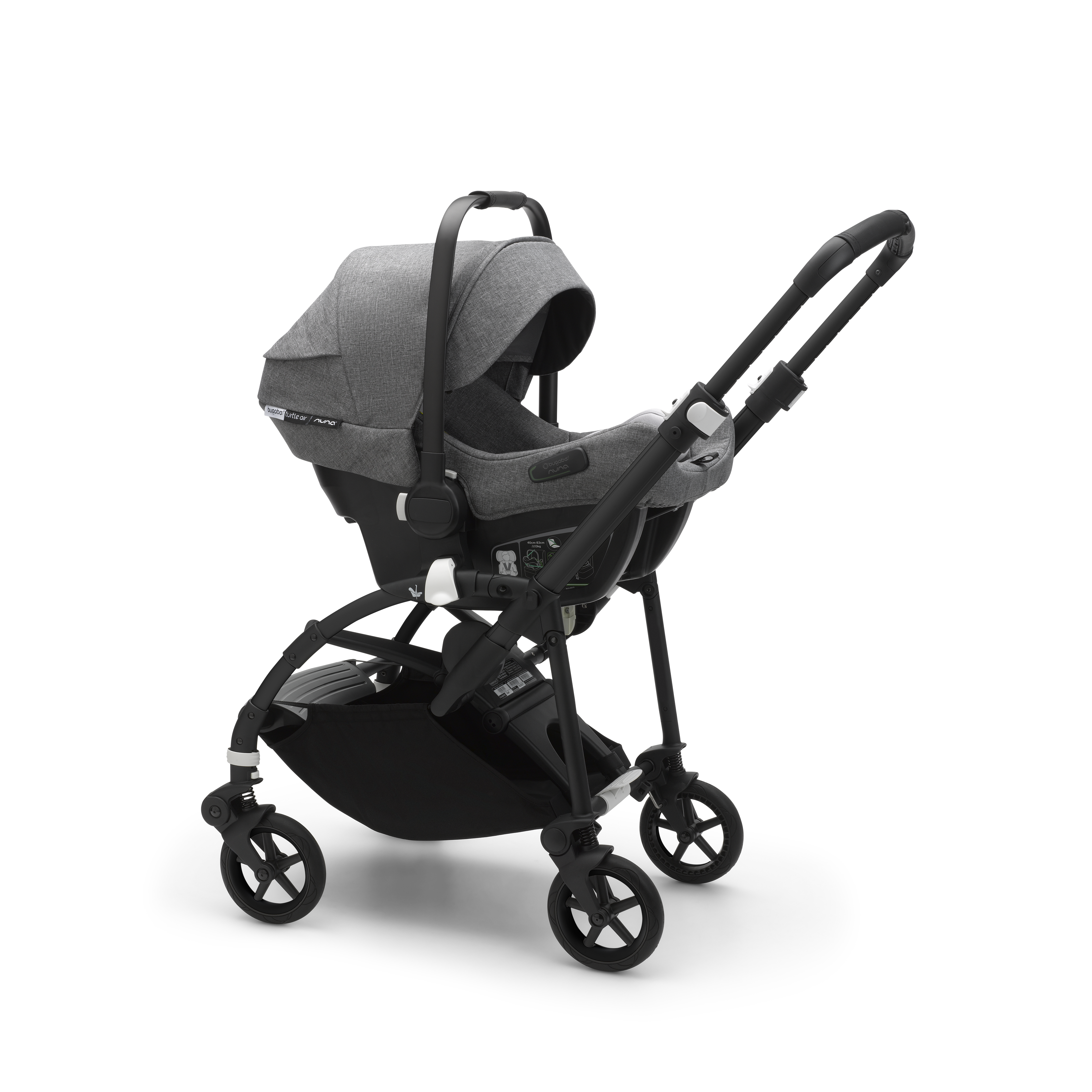 Bee6 Complete Stroller - Grey Melange - Image 5