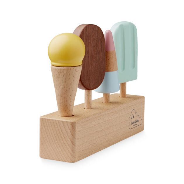Wooden Ice Cream Set - FSC 100% Natural - Image 4