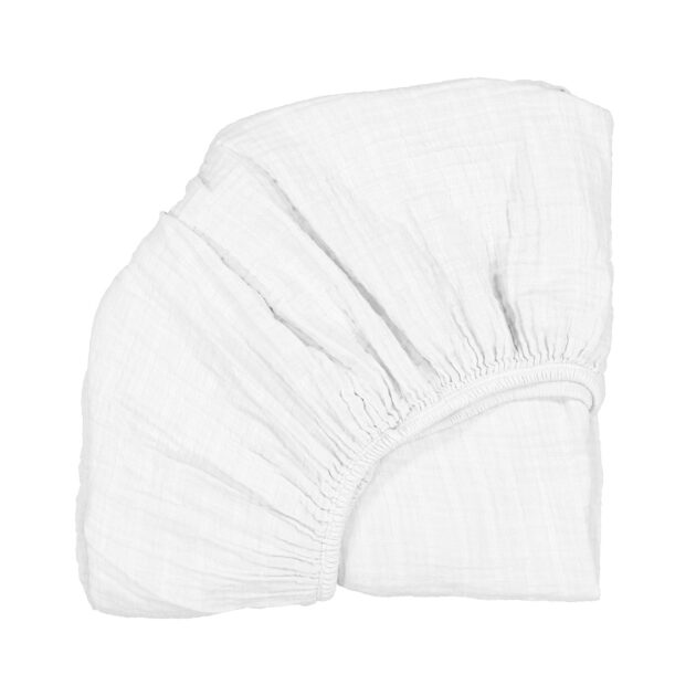 FITTED SHEET FOR KIMI BED - Organic White