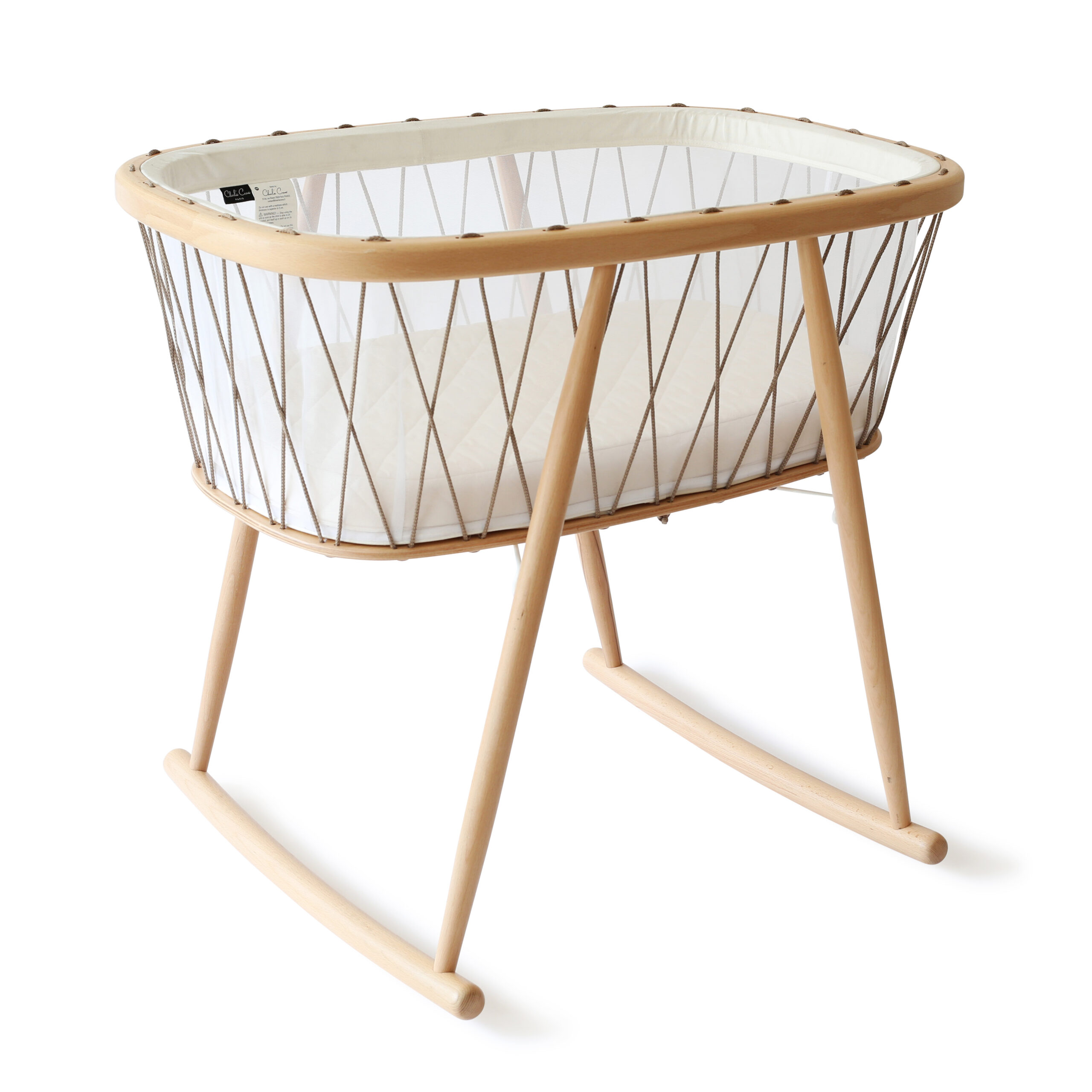 KUMI MESH Hazelnut with foam mattress