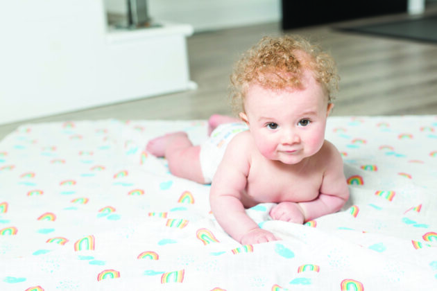 lulujo - 3-Pack Bamboo Muslin Swaddle Blankets - High in the Sky - Image 2