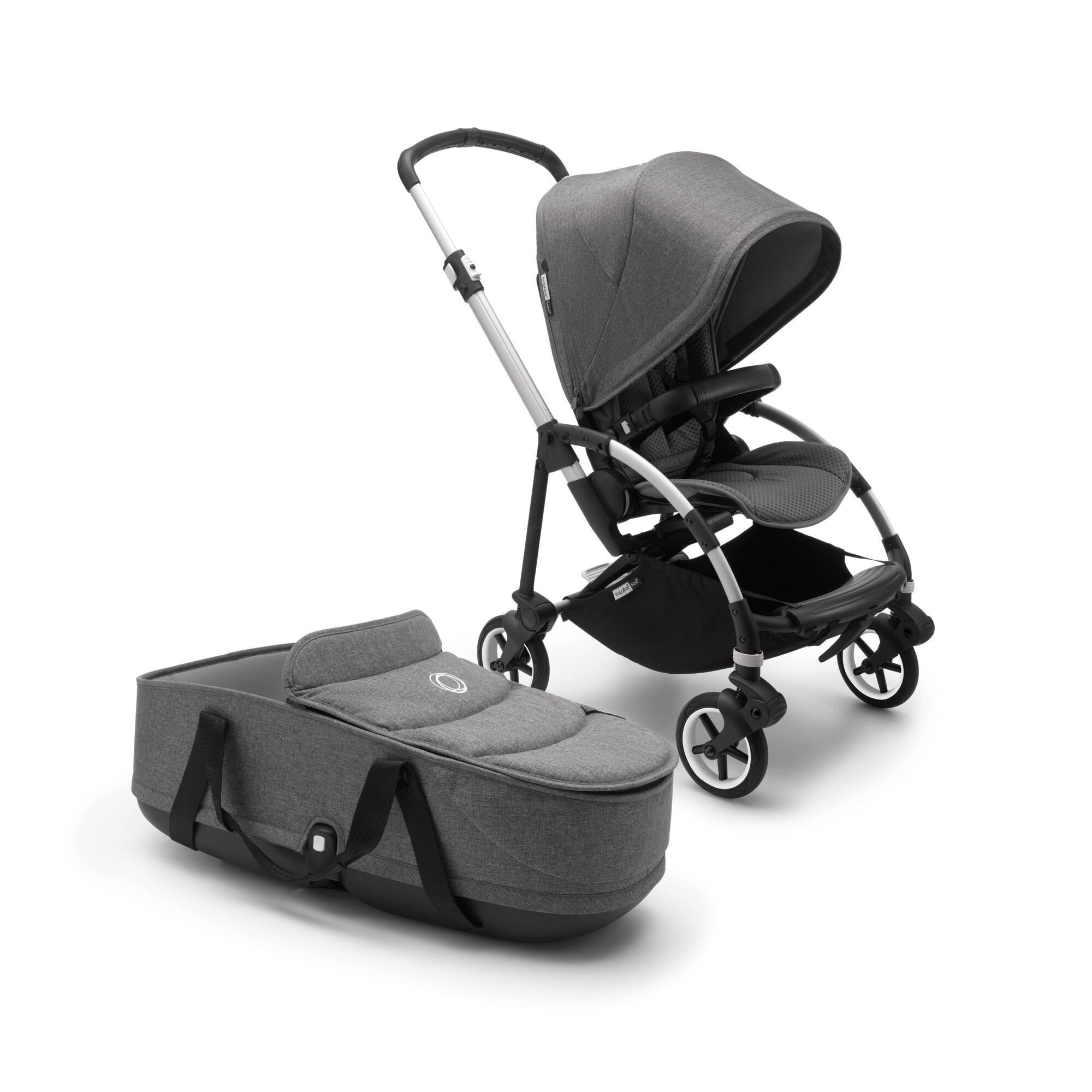Bee6 Complete Stroller - Grey Melange - Image 12