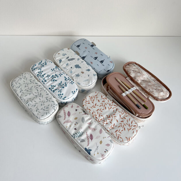 Pencil Case - Pressed Leaves Rose - Image 4