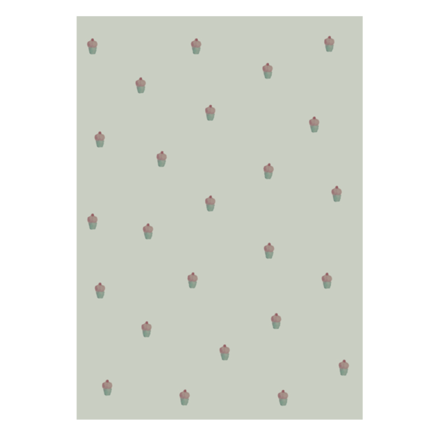 Greeting card small cupcakes