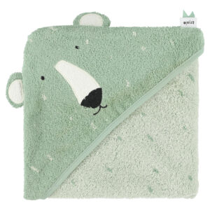 Hooded towel (75 x 75) Mr. Polar Bear