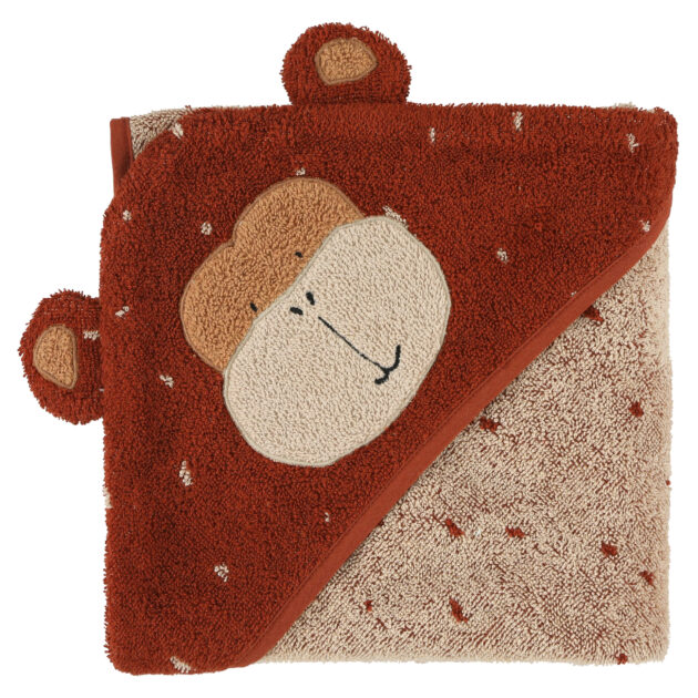 Hooded towel (75 x 75) Mr. Monkey