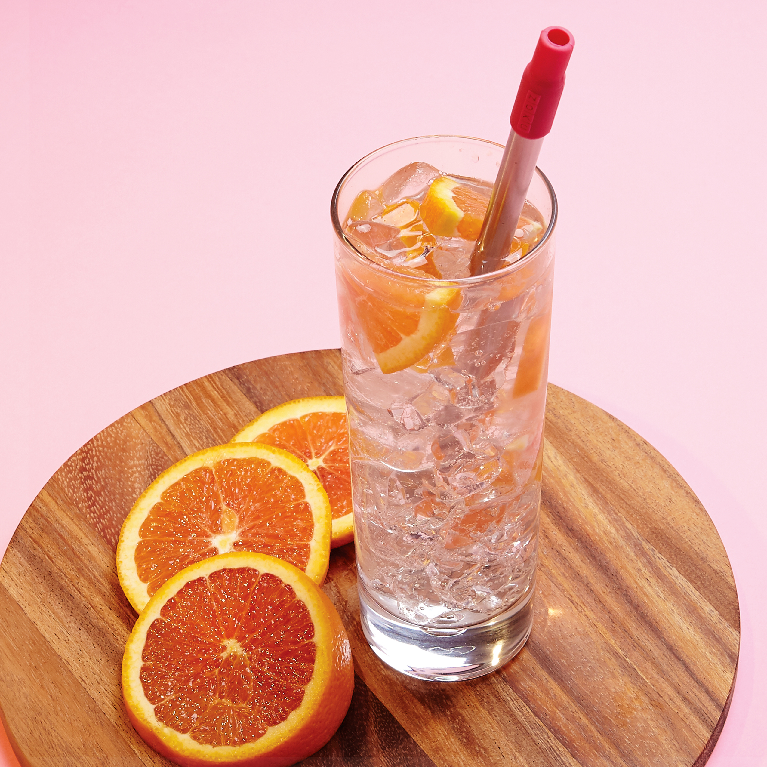 Two Tone Pocket Straw - Red - Image 4