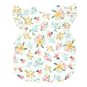 Pastel Floral Flutter Bib