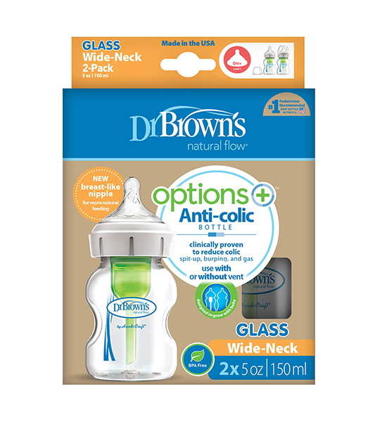 150ML Options+ WN Bottle,Glass,2PACK