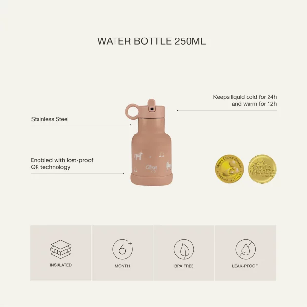 Citron Water Bottle 250ml Unicorn - Image 8