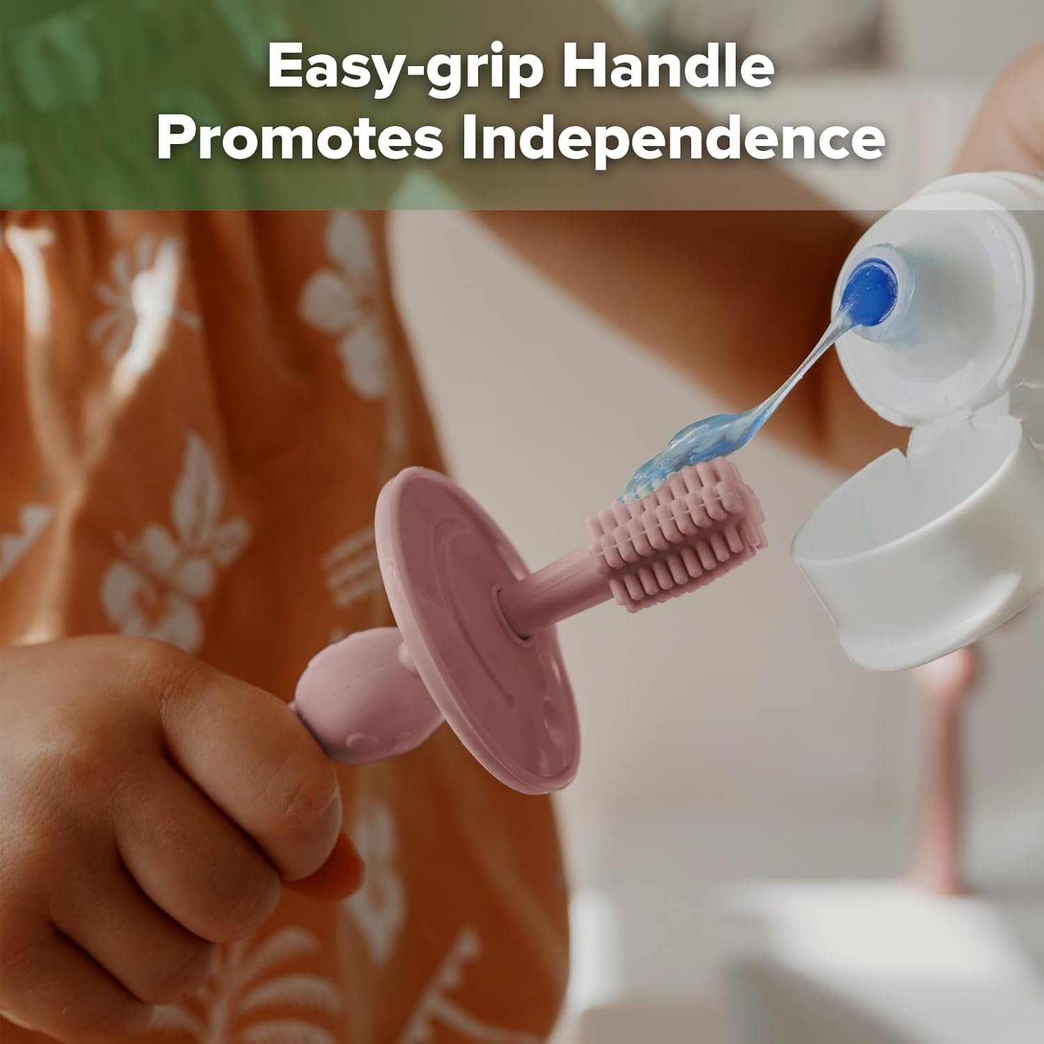 360° Silicone Toothbrush - sage - Image 3