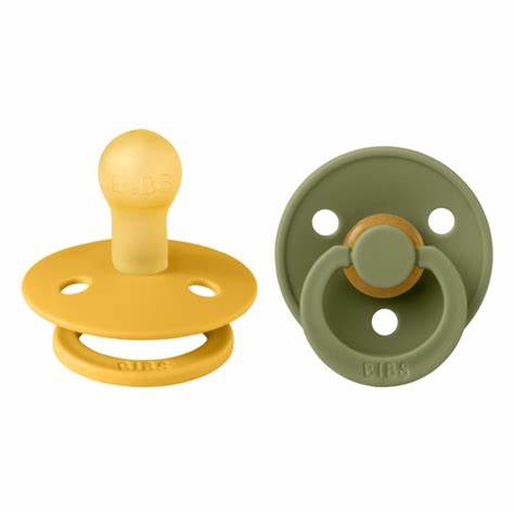 Bibs Colour 2 Pack Latex S1  Honey Bee/Olive - Image 2