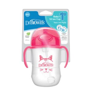 270ml Baby's First Straw Cup-Pink (6M+)