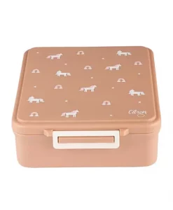 Citron Grand Lunch Box - 4 Compartments - Unicorn Blush Pink + 1 Food Jar