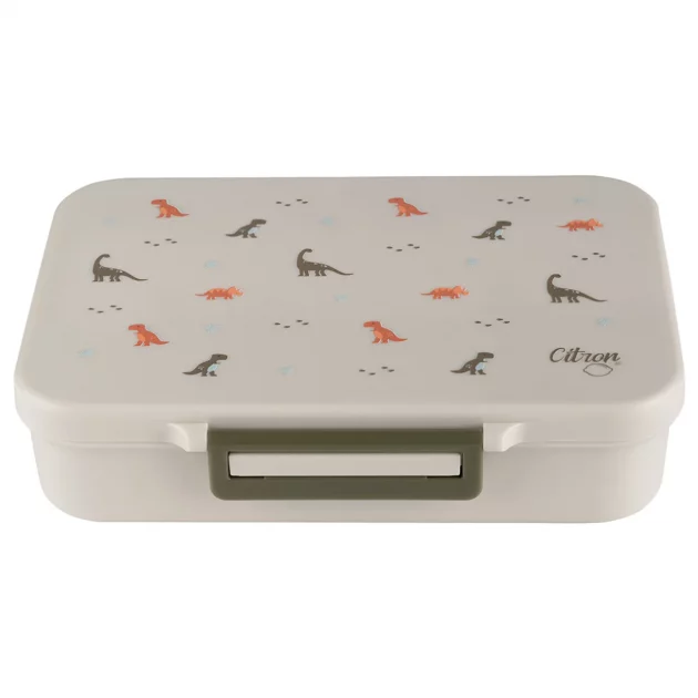 Citron Tritan Lunchbox – 3 Compartments – Dino