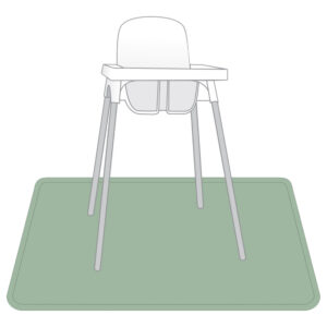 Solid Sage Minimalist Splashmat