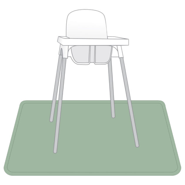 Solid Sage Minimalist Splashmat