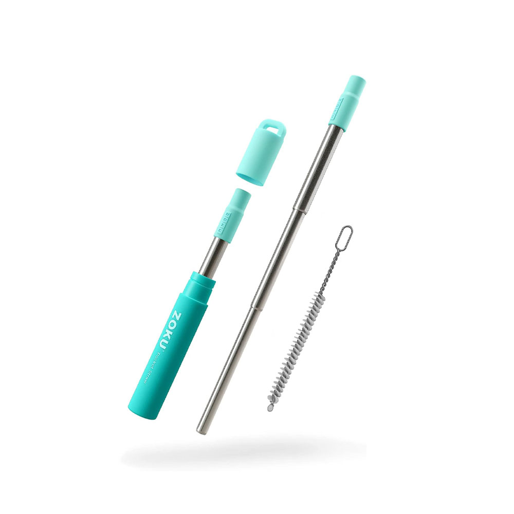 Two Tone Pocket Straw - Grey - Image 6