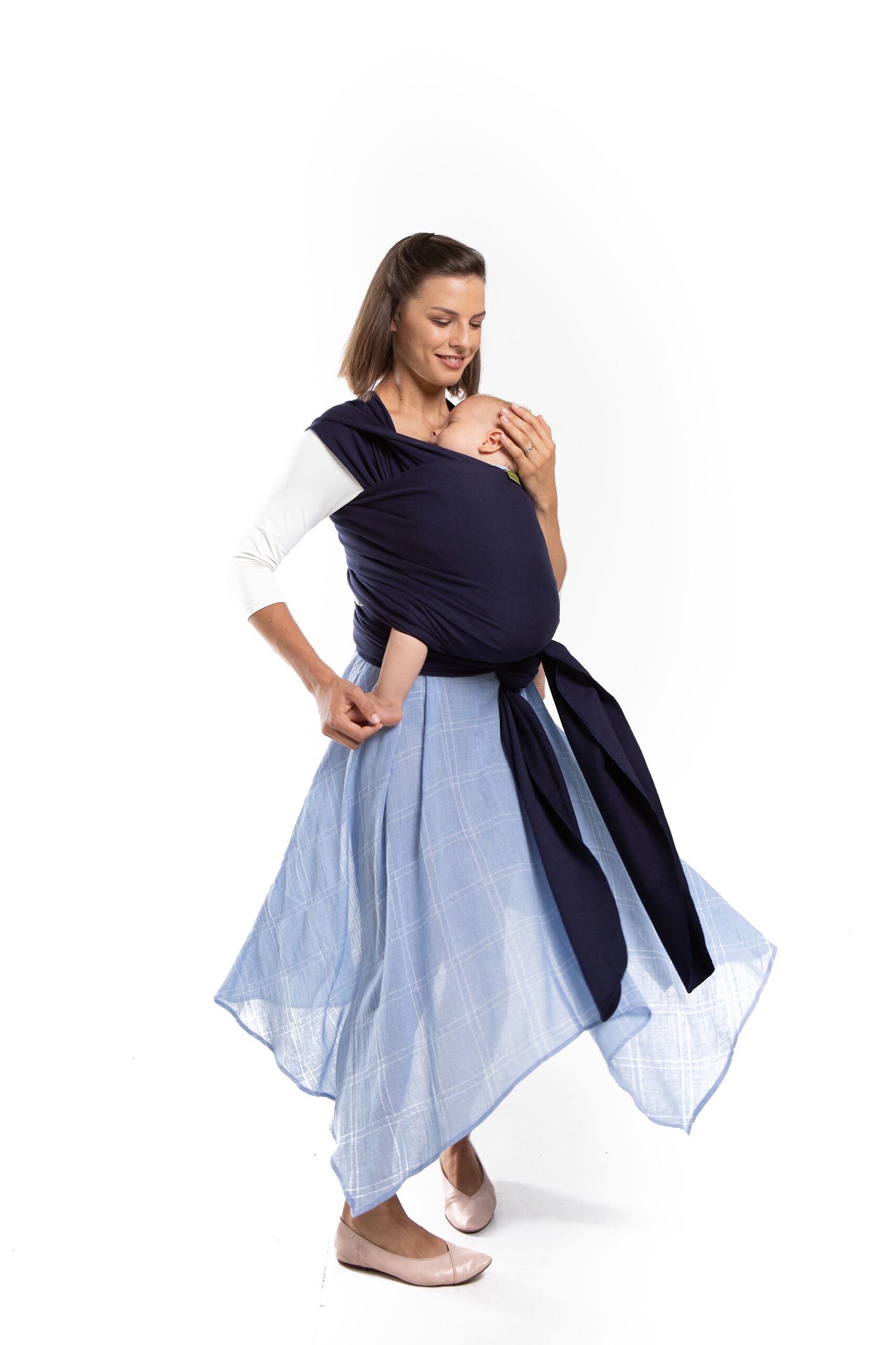 Boba Classic Wrap - Navy Blue - Image 4