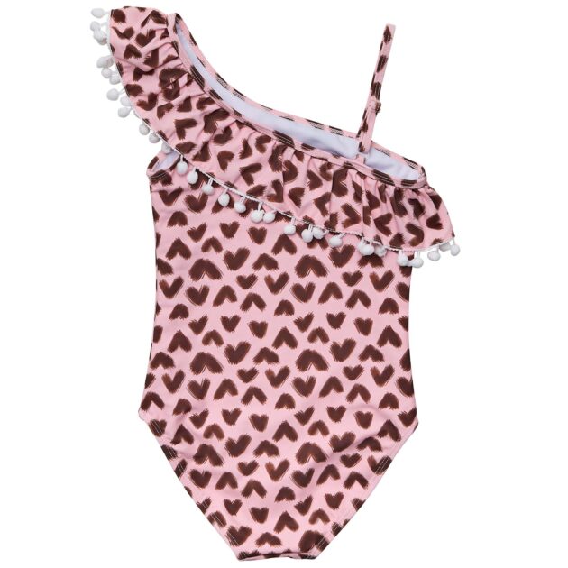 Wild Love One Shoulder Frill Swimsuit - Image 3