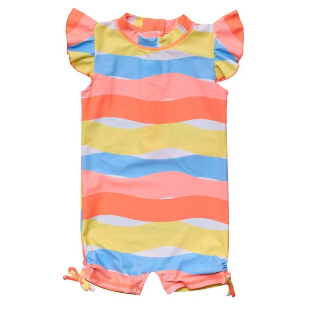 Good Vibes Flutter Sleeve Sunsuit