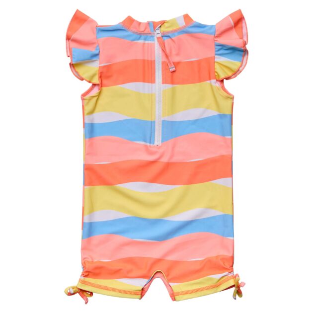 Good Vibes Flutter Sleeve Sunsuit - Image 3