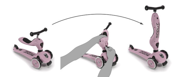Scoot&Ride Highwaykick 1 - Rose - Image 3