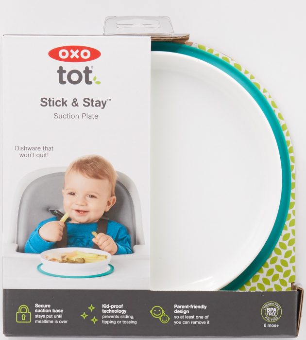 OXO TOT STICK & STAY SUCTION PLATE - TEAL - Image 10