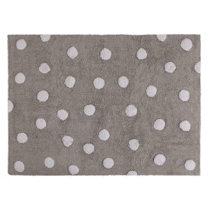 Topos Gris-Blanco / Polka Dots Grey-White Rug
