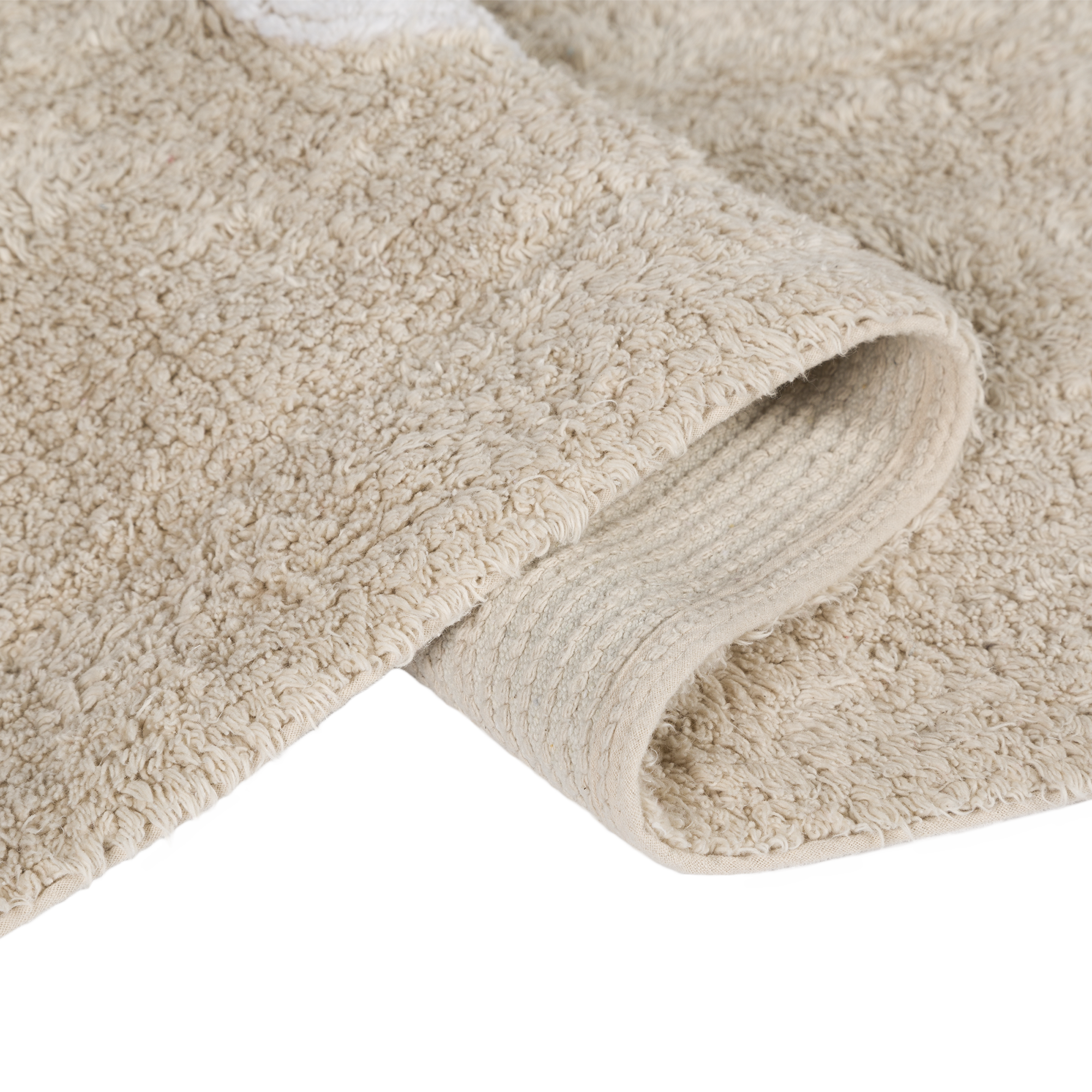 Topos Crema-Blanco / Polka Dots Beige-White Rug - Image 4