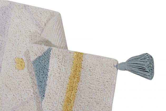 Azteca Rug Natural-Vintage Blue / Natural - Azul Vintage - Image 3