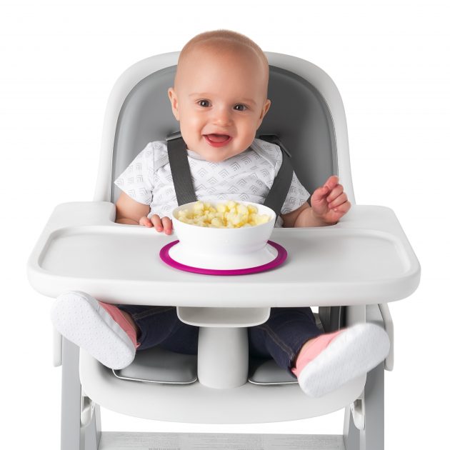 OXO TOT STICK & STAY SUCTION BOWL - PINK - Image 2