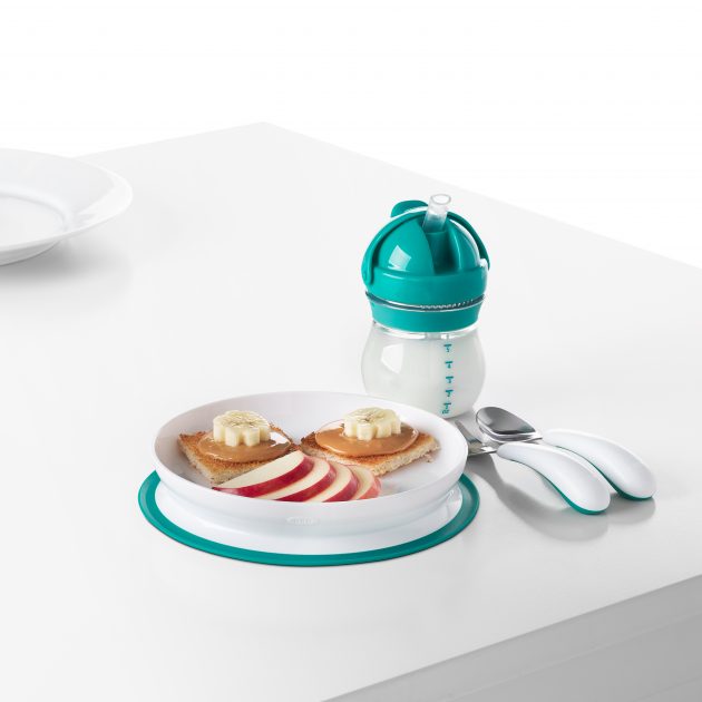 OXO TOT STICK & STAY SUCTION PLATE - TEAL - Image 3
