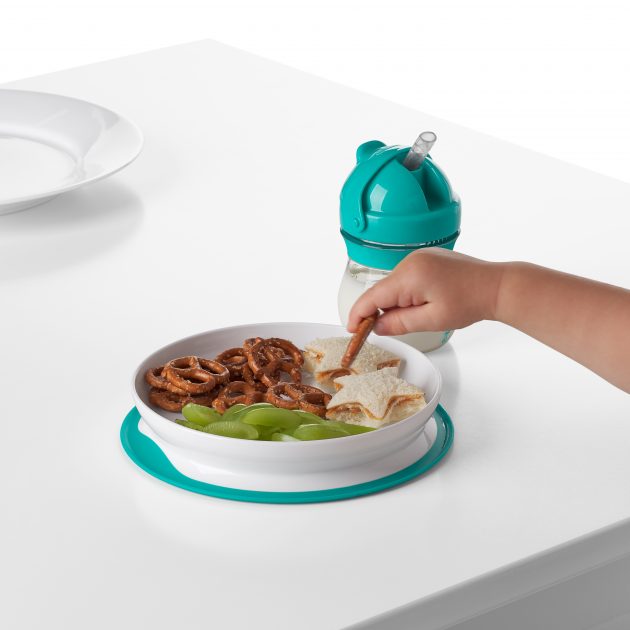 OXO TOT STICK & STAY SUCTION PLATE - TEAL - Image 6