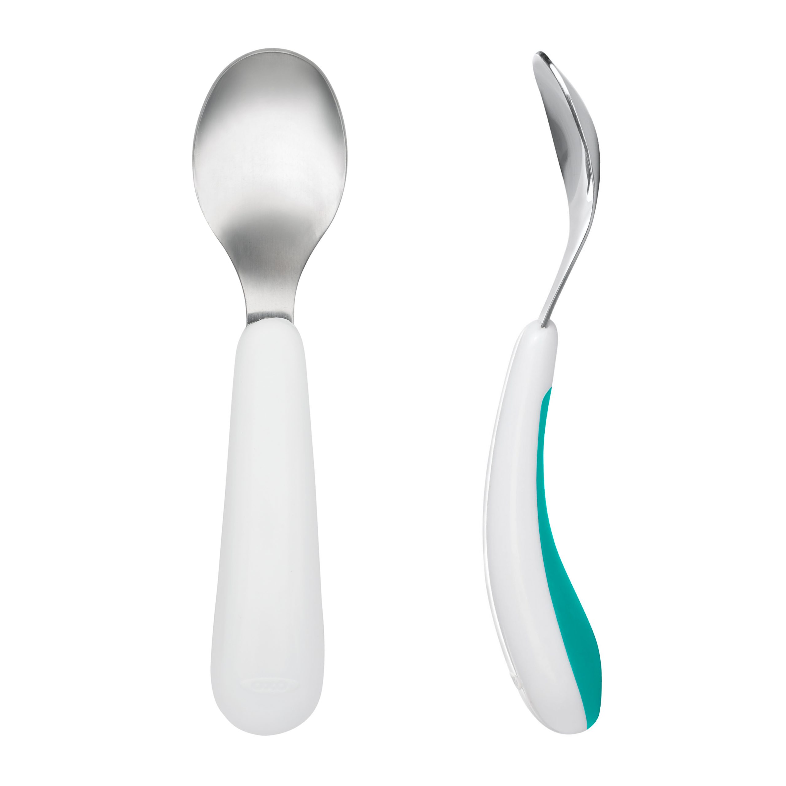 OXO TOT FORK AND SPOON SET - TEAL - Image 7